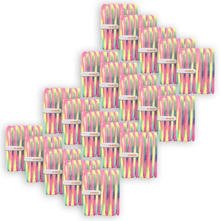 Hamiltonbuhl Skooob Tangle Free Earbud Covers, Rainbow, 20PK SKB-RBW